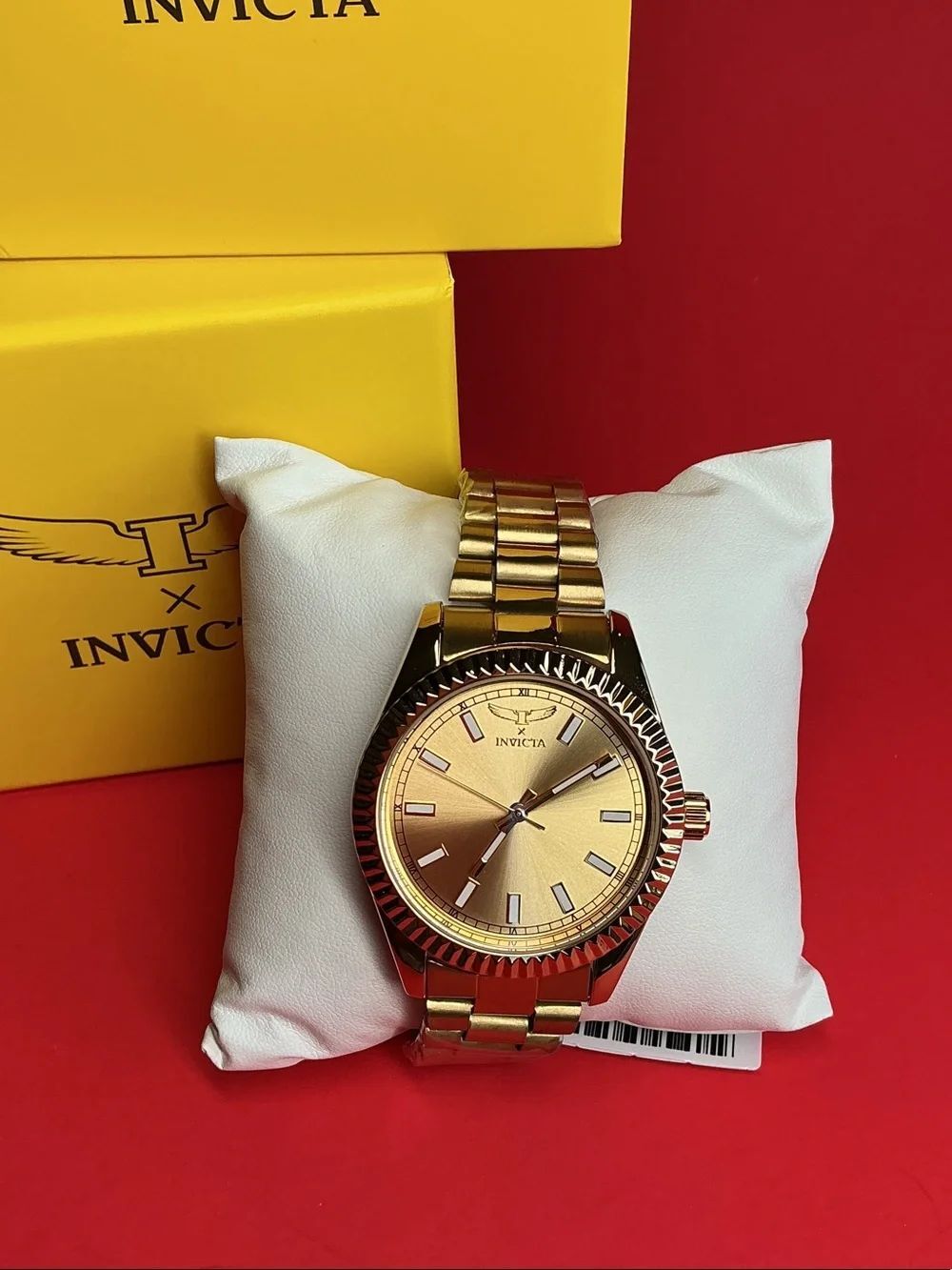 Invicta Men's Gold-Tone Bracelet Watch with Champagne Dial